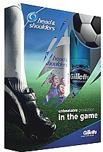 Парфумерія, косметика Набір - Head & Shoulders Gillette (sh/270ml + deo/150ml)