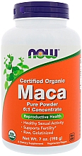 Сертифицированный органический чистый порошок маки - Now Foods Certified Organic Maca Pure Powder — фото N1