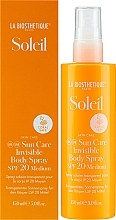 Спрей для тела для защиты от солнца SPF 20 - La Biosthetique Soleil Sun Care Invisible Body Spray SPF 20 — фото N2