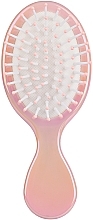 Парфумерія, косметика Щітка для волосся С0238, рожевий перламутр - Rapira