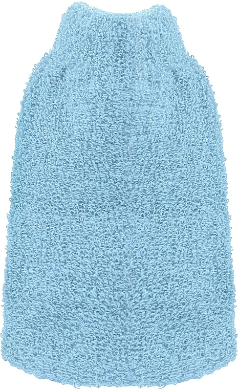 Рукавица для мытья и массажа тела, светло-голубая - Efas — фото N1