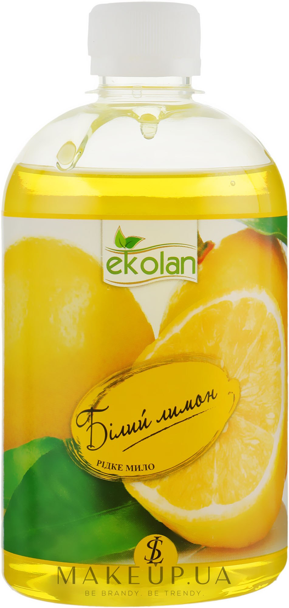 Рідке мило "Білий лимон" - EkoLan (змінний блок) — фото 500ml