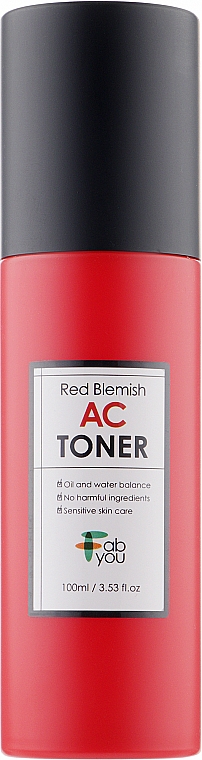 Тонер для лица для проблемной кожи - Eyenlip Fabyou Red Blemish AC Toner — фото N1