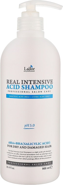 Шампунь для поврежденных волос - La'dor Real Intensive Acid Shampoo — фото N1