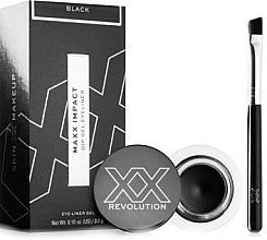 Духи, Парфюмерия, косметика Кремовая подводка для глаз - XX Revolution Maxx Impact Gel Eyeliner