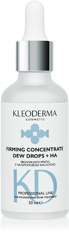Капли для лица с гиалуроновой кислотой - KleoDerma Firming Concentrate Dew Drops