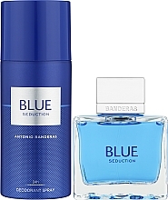 Духи, Парфюмерия, косметика Blue Seduction Antonio Banderas - Набор (edt/100 ml + deo/150 ml)