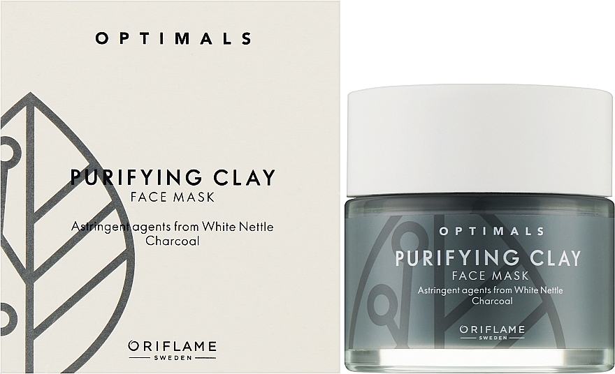 Маска для лица из глины и древесного угля - Oriflame Optimals Purifying Clay Face Mask — фото N2