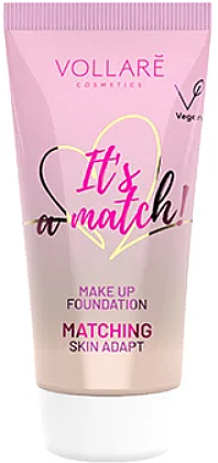 Тональний крем, який підлаштовується - Vollare Cosmetics It's a Match Make Up Foundation