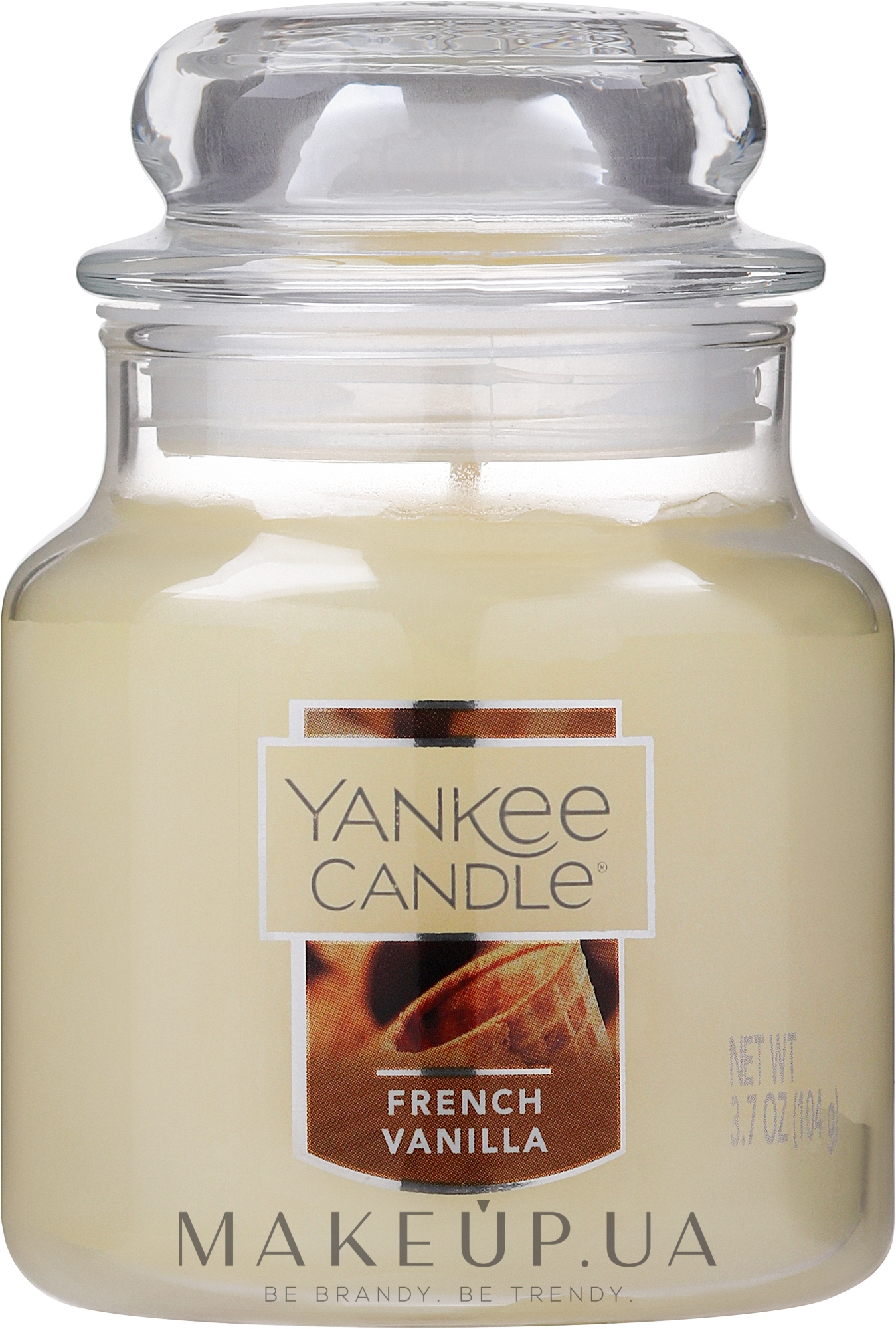 Ароматична свічка в банці "Французька ваніль" - Yankee Candle French Vanilla — фото 104g