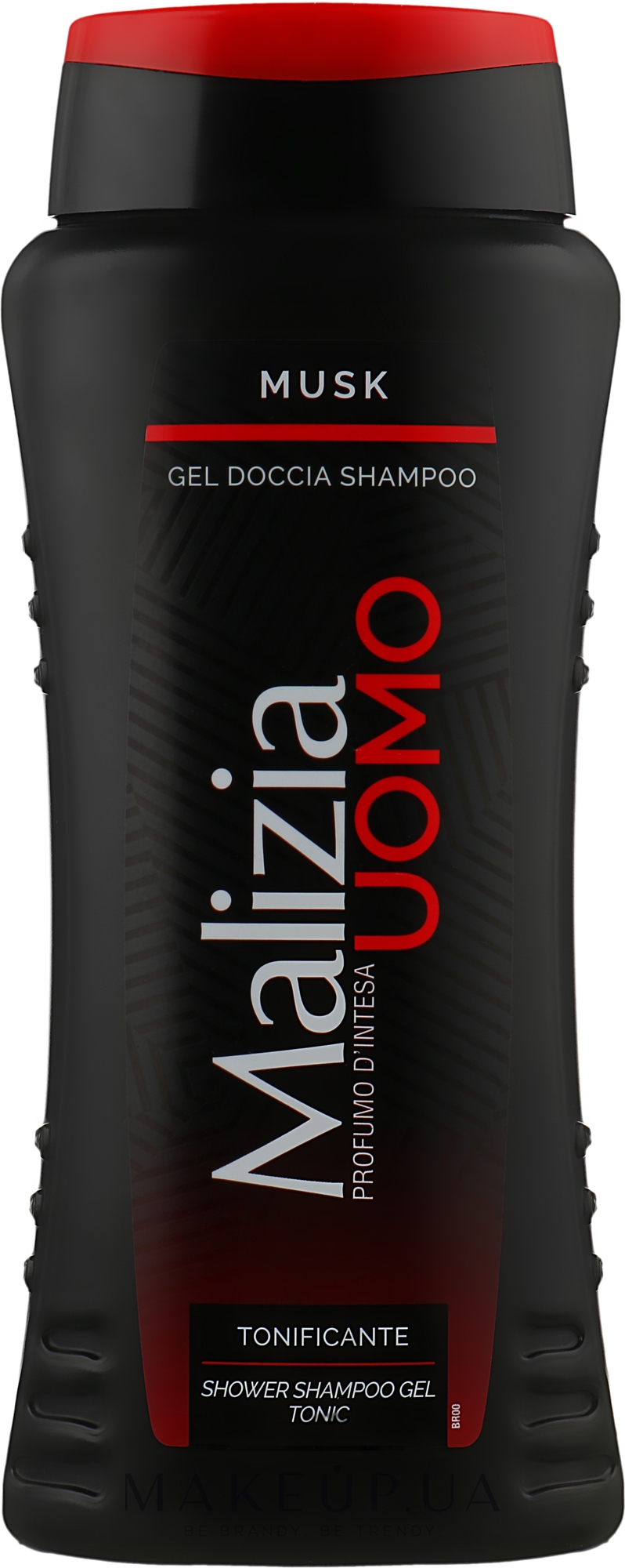 Гель-шампунь для душа мужской - Malizia Uomo Musk Shower Shampoo Gel — фото 250ml