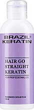 Духи, Парфюмерия, косметика Средство для разглаживания и восстановления поврежденных волос - Brazil Keratin Hair Go Straight