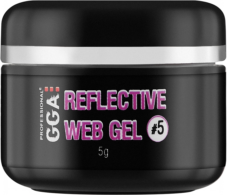 Світловідбивний гель-павутинка для нігтів - GGA Professional Reflective Web Gel
