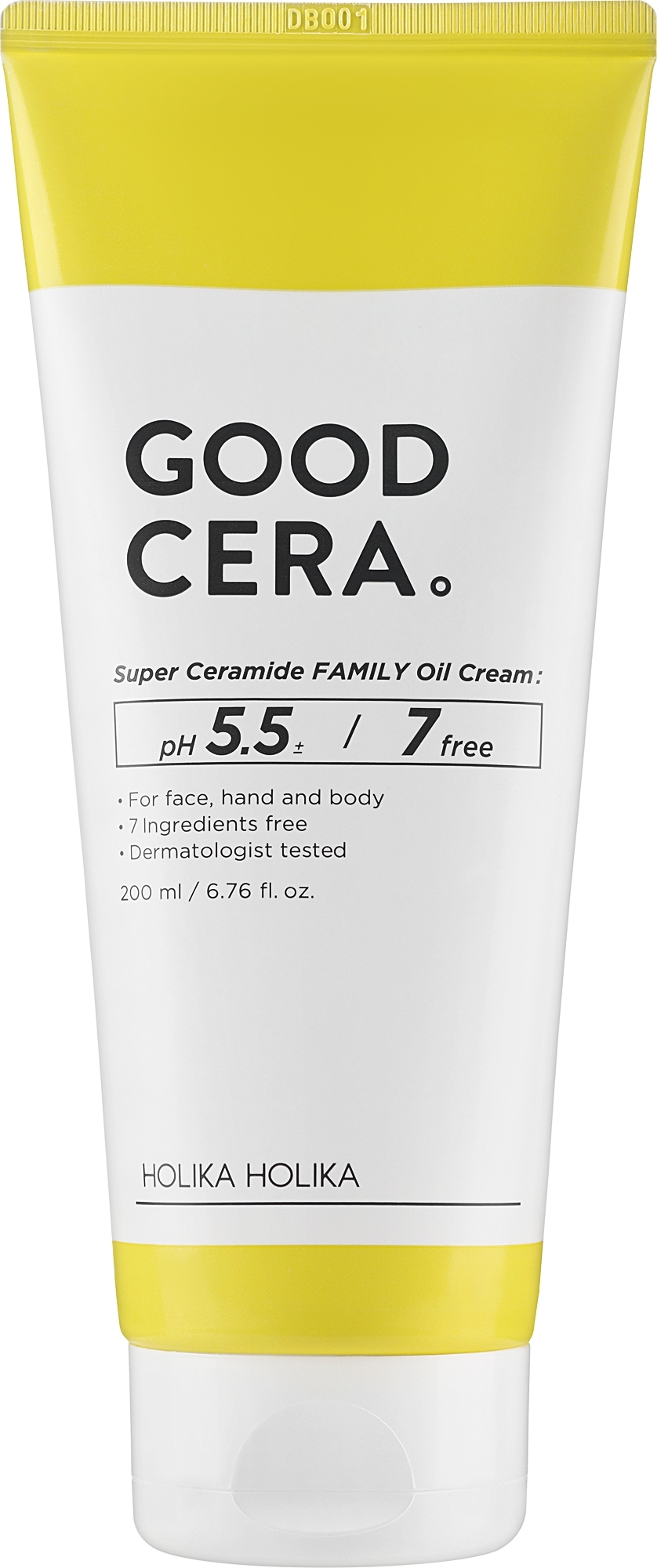 Універсальний крем для обличчя й тіла - Holika Holika Skin & Good Cera Super Ceramide Family Oil Cream — фото 200ml