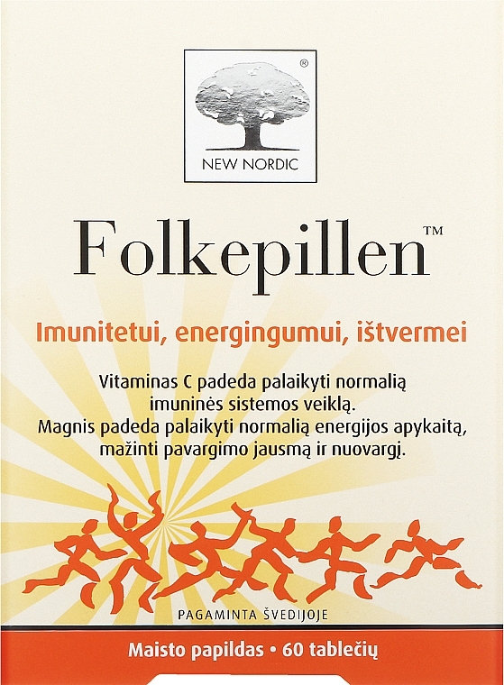 Витамины для иммунной системы "Фолкепилен" - New Nordic Folkepillen — фото N1
