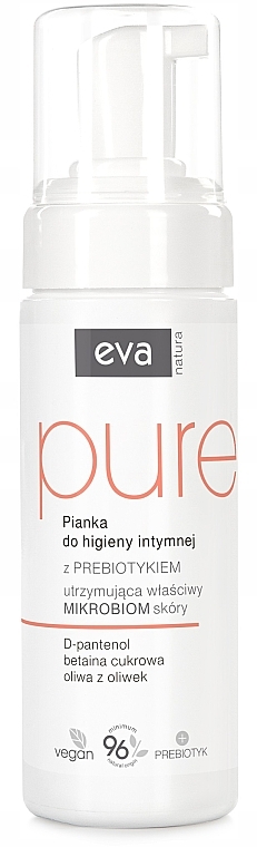 Пенка для интимной гигиены с пребиотиком - Eva Natura Pure — фото N1