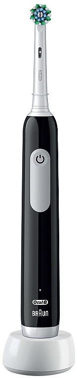 Электрическая зубная щетка, черная - Oral-B Pro 1 Cross Action Electric Toothbrush Black — фото N3