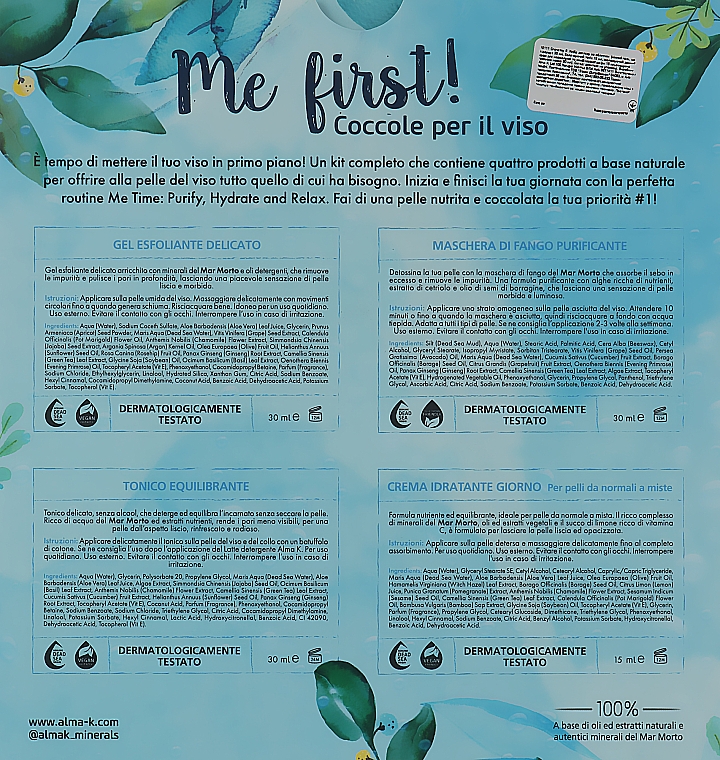 Набір догляду за обличчям "Спочатку Я!" - Alma K Me First Face Care Kit (gel/30ml + toner/15ml + cr/15ml + mask/30ml) — фото N9