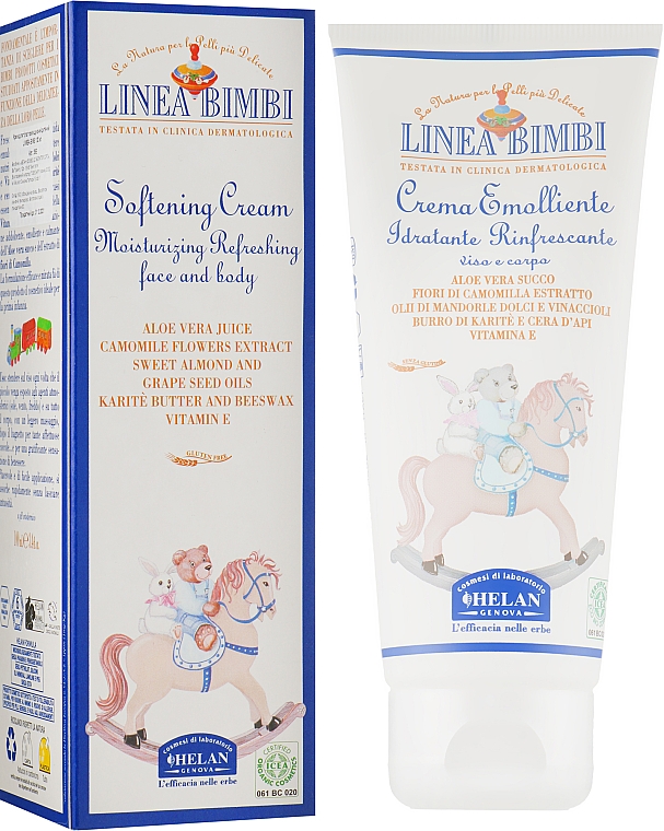 Пом'якшувальний дитячий крем - Helan Linea Bimbi Softening Cream — фото N1