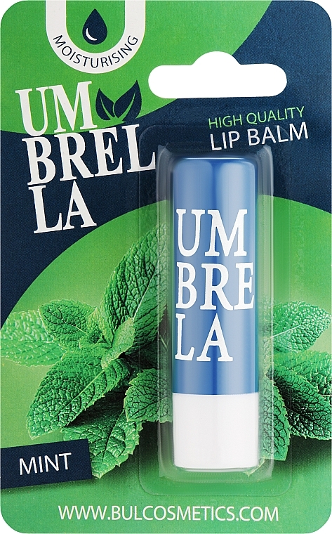 Бальзам для губ в блистере "Мята" - Umbrella High Quality Lip Balm Mint