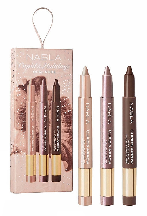 Набор - Nabla Cupid's Holidays Opal Nude (eyeliner/3x0.8g) — фото N1