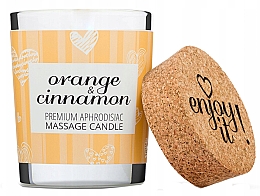 Духи, Парфюмерия, косметика Свеча для массажа "Апельсин и корица" - Magnetifico Enjoy it! Massage Candle Orange & Cinnamon