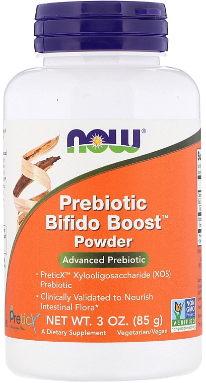 Пребіотик, порошок - Now Foods Prebiotic Bifido Boost Powder — фото N1