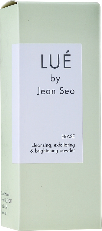 Очищувальна й відлущувальна пудра для обличчя - Evolue LUE by Jean Seo Erase Cleansing, Exfoliating & Brightening Powder — фото N2