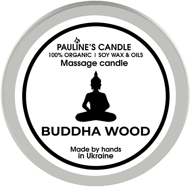 Массажная свеча - Pauline's Candle Buddha Wood Manicure & Massage Candle — фото N1