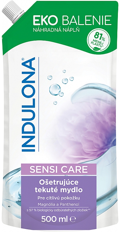 Жидкое мыло для рук - Indulona Sensi Care Liquid Hand Soap Refill — фото N1