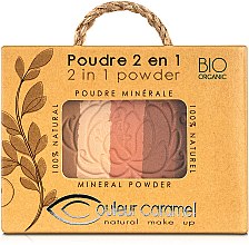 Духи, Парфюмерия, косметика Бронзирующая пудра-румяна 2в1 - Couleur Caramel 2in1 Mineral Powder