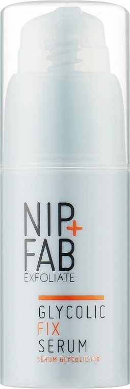 Відлущувальна сироватка для обличчя з гліколевою кислотою - NIP + FAB Glycolic Fix Serum — фото N1