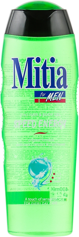 Чоловічий шампунь-гель для душу 2 в 1 "Speed Energy" - Mitia Hair and Body Gel