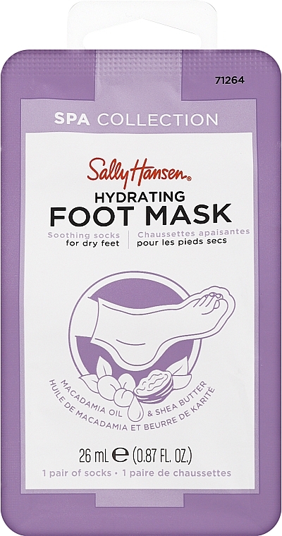 Увлажняющая маска для ног - Sally Hansen Spa Collection Hydrating Foot Mask — фото N1