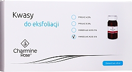 Парфумерія, косметика Хімічний пілінг з мигдальною й лактобіоновою кислотами - Charmine Rose Mande-Lac 35% pH 2.5