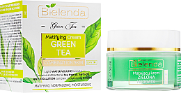 Парфумерія, косметика Матувальний крем для обличчя - Bielenda Green Tea Day Mattifying Face Cream Combination Skin *