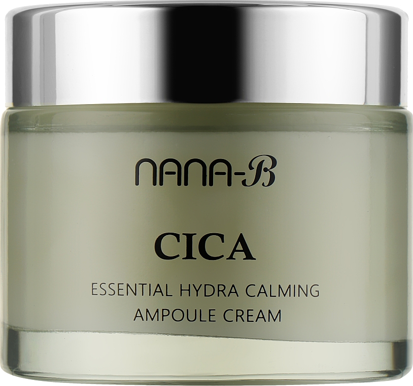 Заспокійливий ампульний крем для обличчя з центелою - Nana-B Cica Calming Ampoule Cream — фото N1