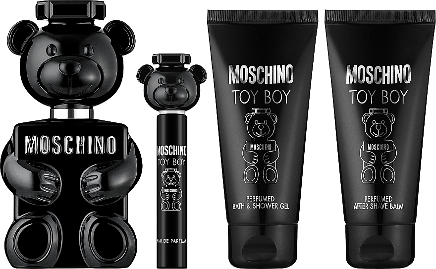 УЦІНКА Moschino Toy Boy - Набір (edp/100ml + edp/10ml +sh/g/100ml + af/sh/100ml) * — фото N2