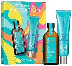 Парфумерія, косметика Набір - MoroccanOil Destination Hydration Hair & Body Set (h/oil/100ml + h/cr/100ml)