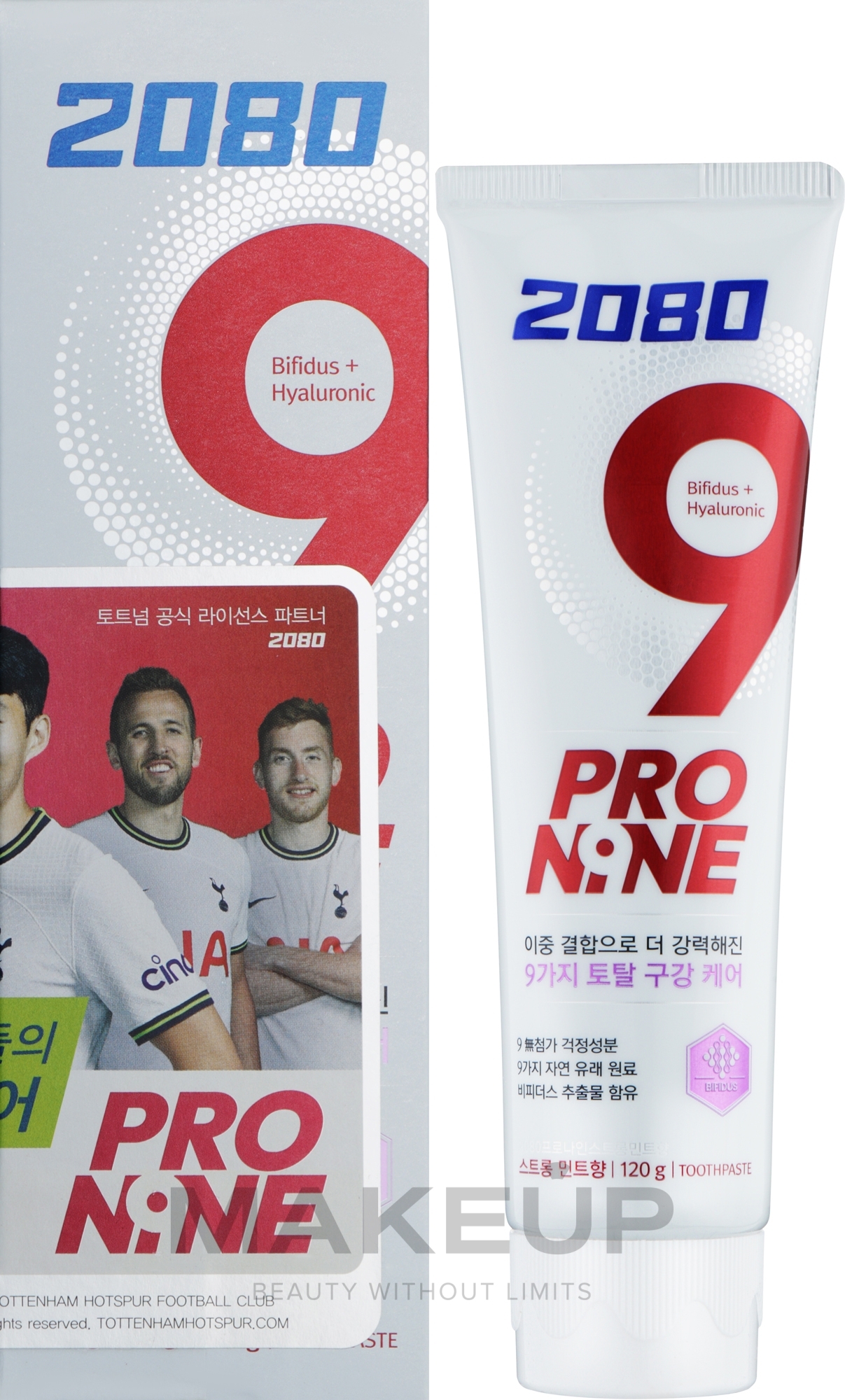 Отбеливающая мятная зубная паста с пробиотиками и гиалуроновой кислотой - Kerasys 2080 Pro Nain Strong Toothpaste — фото 120g