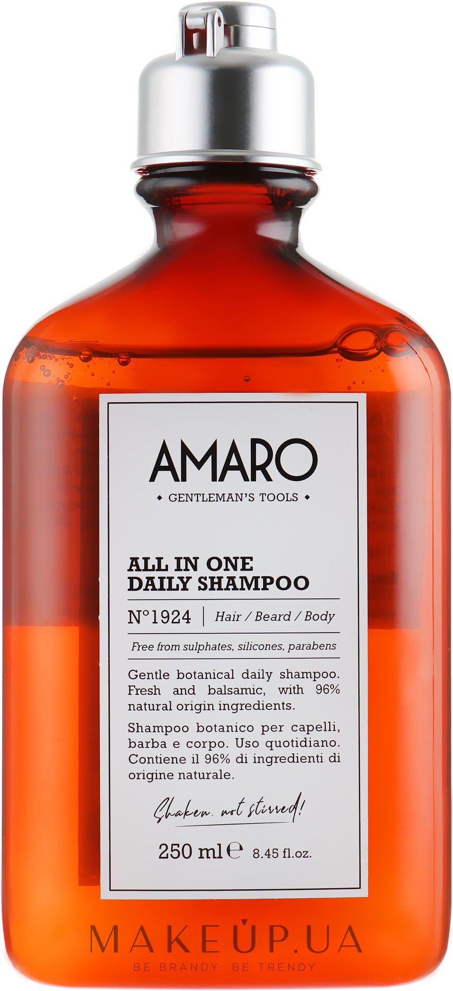 Шампунь для щоденного застосування - FarmaVita Amaro All In One Daily Shampoo — фото 250ml