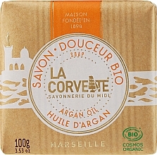 Парфумерія, косметика Органічне мило "Арганова олія" - La Corvette Huile Dargan Soap