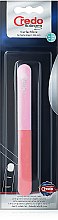 Пилочка чотиристороння для натуральних нігтів, 27710, рожево-блакитна - Credo Solingen — фото N1