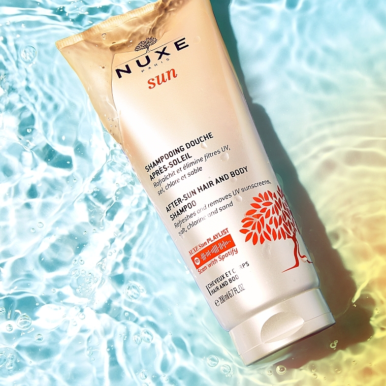 Шампунь-гель после загара 2в1 - Nuxe Sun Care After Sun Shampoo Nuxe Body And Hair Shower — фото N3