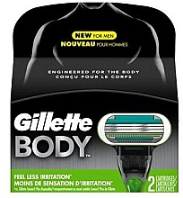 Парфумерія, косметика Змінна касета для гоління, 2 шт. - Gillette Body