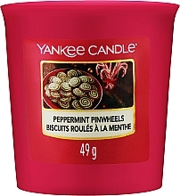 Ароматическая свеча-вотив "Мятные вертушки" - Yankee Candle Peppermint Pinwheels Votive — фото N1