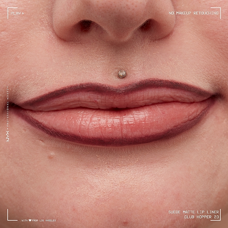 Матовый карандаш для губ - NYX Professional Makeup Suede Matte Lip Liner — фото N7