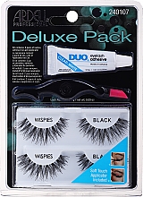 Накладные ресницы с клеем - Ardell Deluxe Pack Wispies Lashes with Applicator and Eyelash Adhesive 1 Set — фото N1