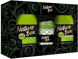 Парфумерія, косметика Набір - Nature Box Avocado Oil (s/g/385ml + b/lot/385ml + cup)