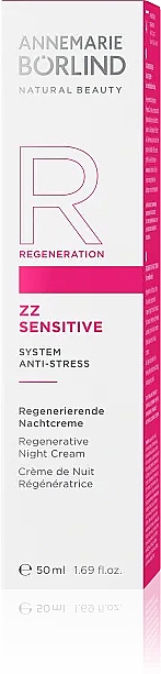 Відновлювальний нічний крем для обличчя - Annemarie Borlind ZZ Sensitive System Anti-Stress Regenerative Night Cream — фото N1
